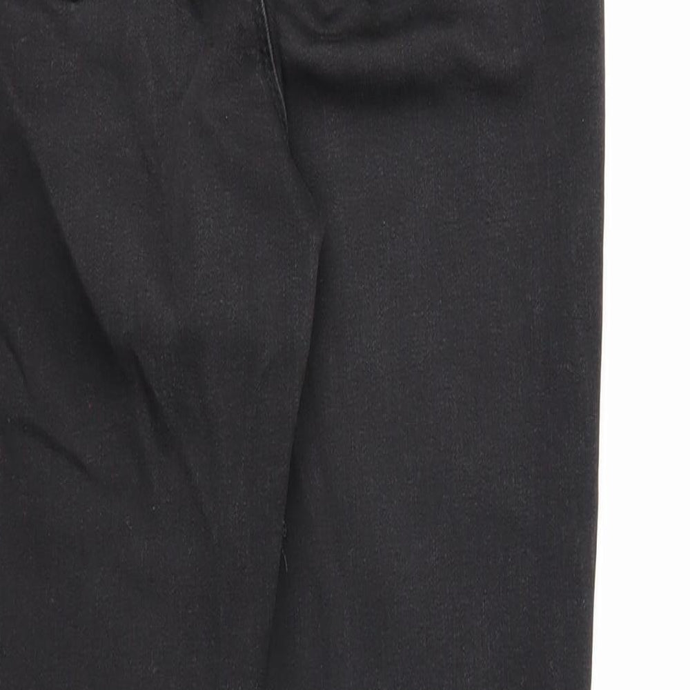 Denim & Co. Womens Black Cotton Skinny Jeans Size 10 Regular Zip