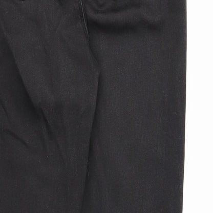 Denim & Co. Womens Black Cotton Skinny Jeans Size 10 Regular Zip