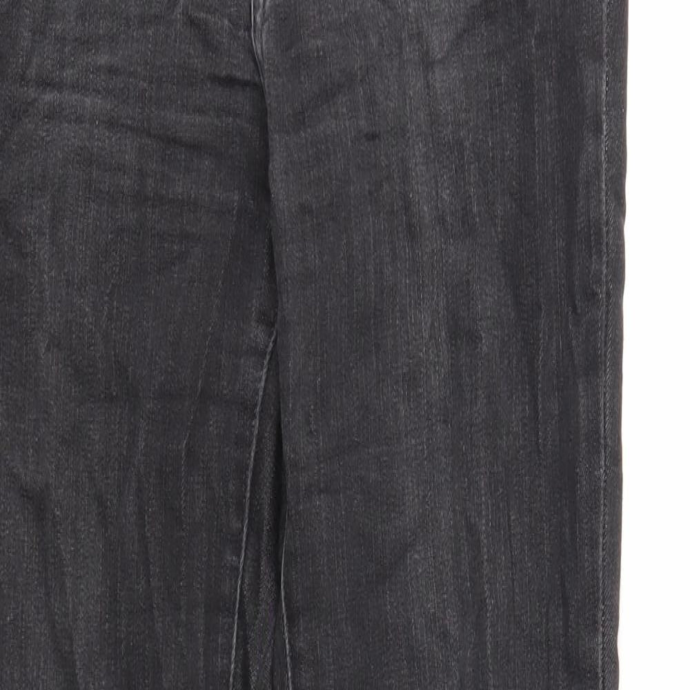 Womens UK Size 27 in Preworn Regular Fit Skinny Black Jeans