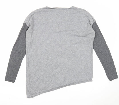 Womens UK Size S Preworn Grey Pullover Jumper