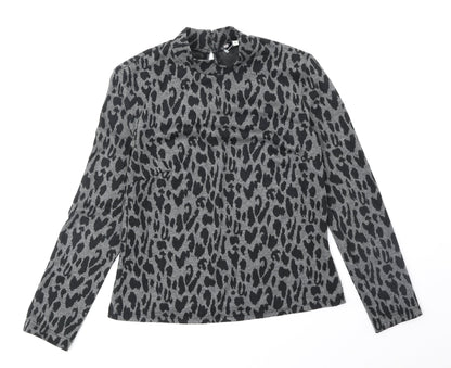 Womens UK Size 10 Warehouse Black Pullover Jumper