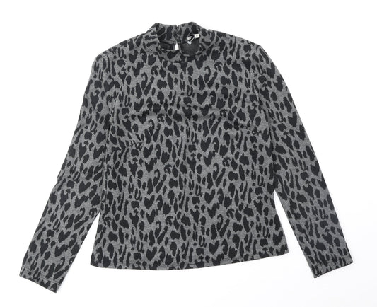 Womens UK Size 10 Warehouse Black Pullover Jumper
