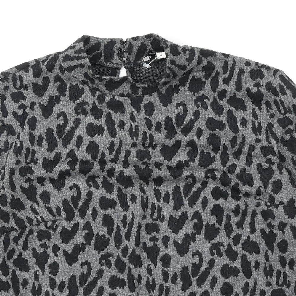 Womens UK Size 10 Warehouse Black Pullover Jumper