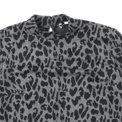 Womens UK Size 10 Warehouse Black Pullover Jumper