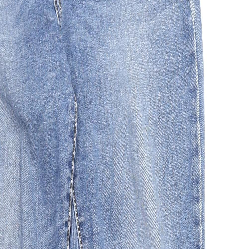 B . S .Jeans Womens Blue Cotton Skinny Jeans Size 38 in Regular Zip