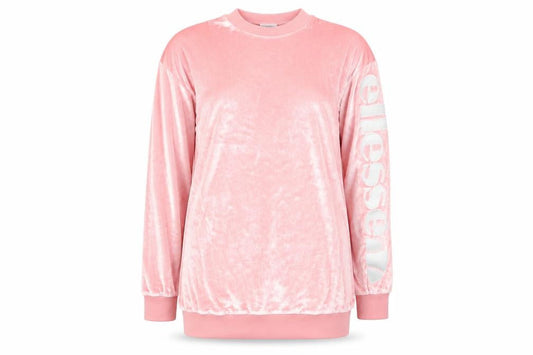 Ellesse Womens Pink Round Neck Polyester Pullover Jumper Size 8