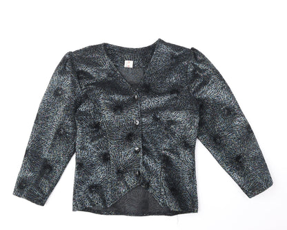 Womens UK Size 10 Preworn Multicoloured Cardigan Jumper