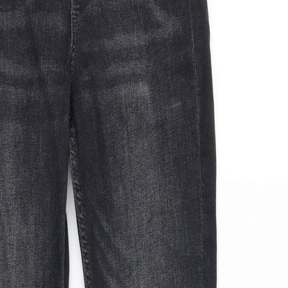 Zara Womens Black Cotton Skinny Jeans Size 26 in L29 in Slim Zip