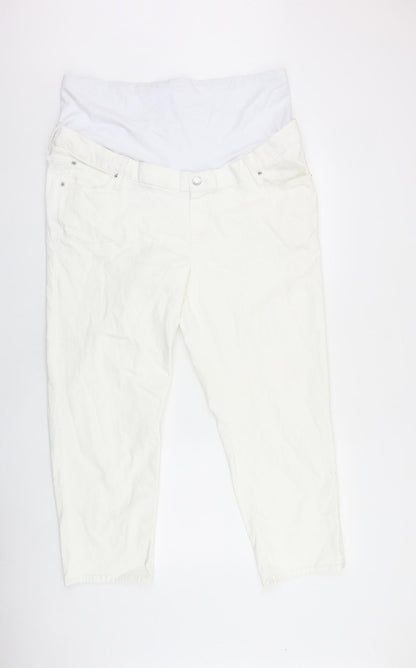 Gap Womens White Cotton Skinny Jeans Size 40 in L27 in Regular
