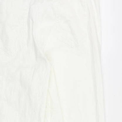 Gap Womens White Cotton Skinny Jeans Size 40 in L27 in Regular