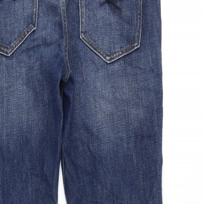 Gap Mens Blue Cotton Straight Jeans Size 30 in L32 in Regular Zip