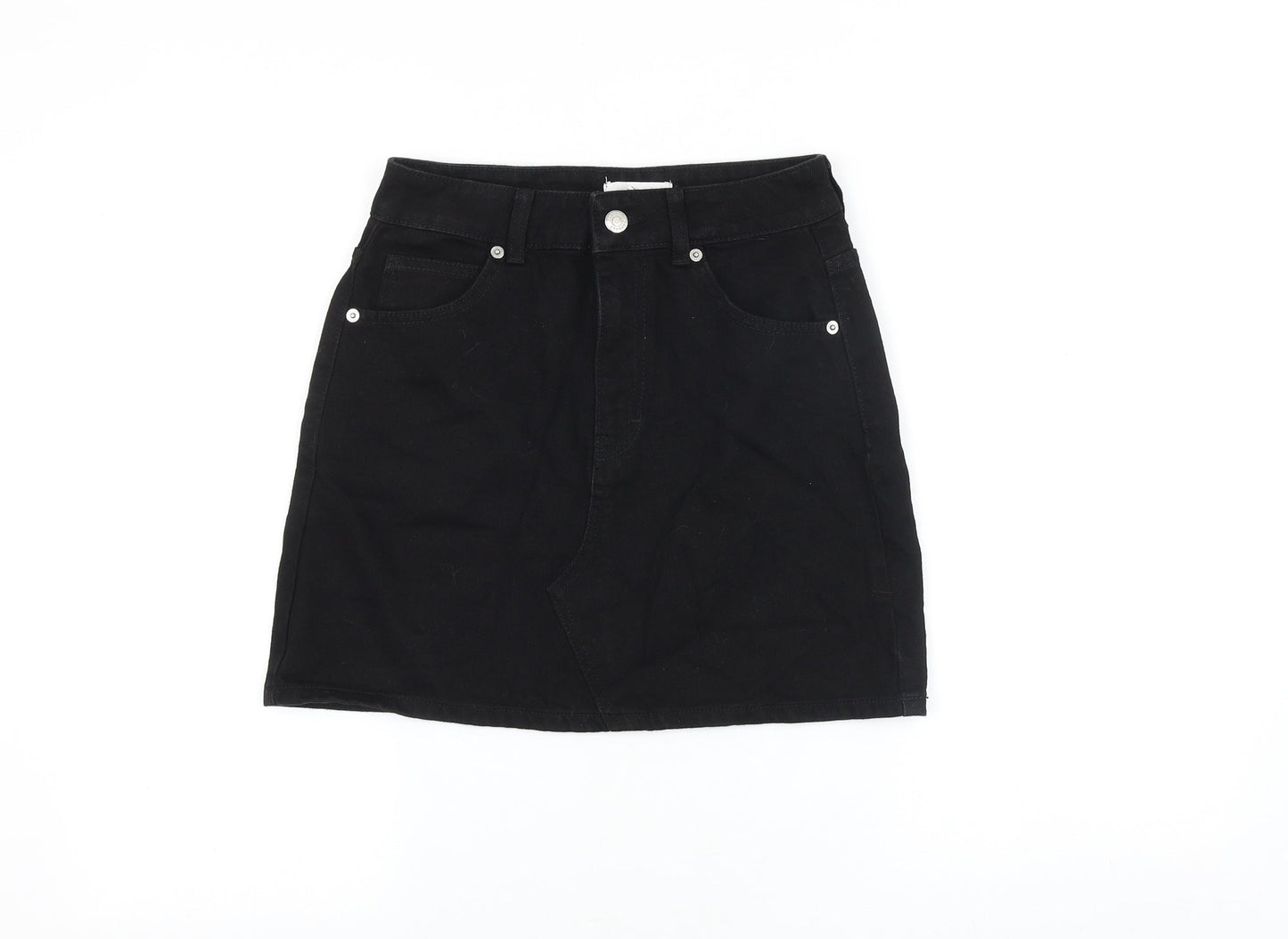 Womens UK Size 6 Topshop Straight & Pencil Denim Skirt