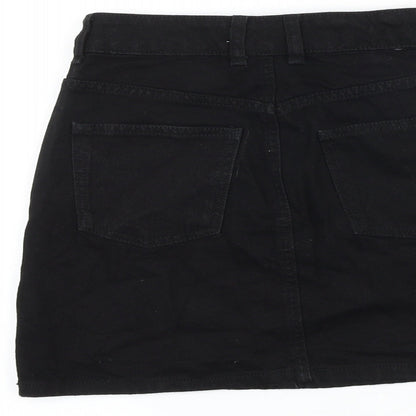 Womens UK Size 6 Topshop Straight & Pencil Denim Skirt
