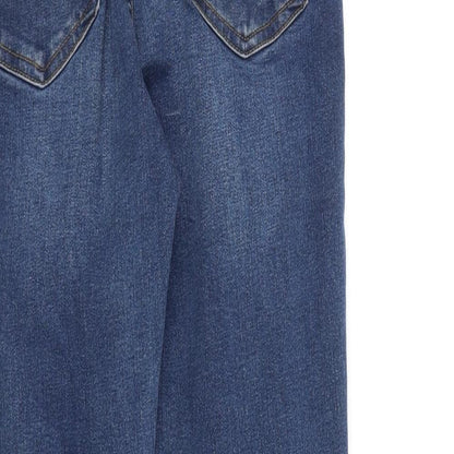Topshop Womens Blue Cotton Skinny Jeans Size 28 in L30 in Slim Zip