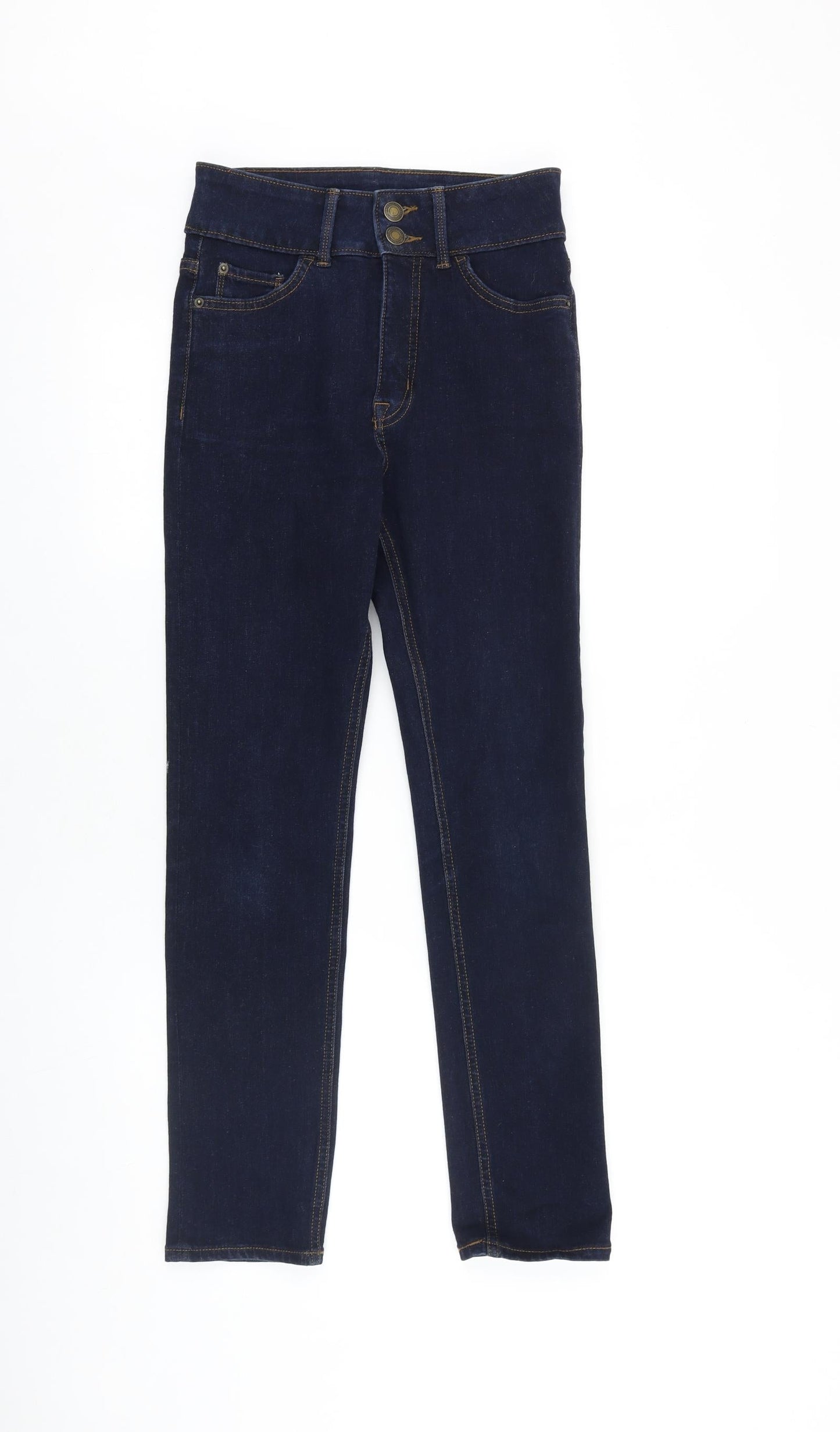Womens UK Size 8 Marks and Spencer Regular Fit Skinny Blue Jeans