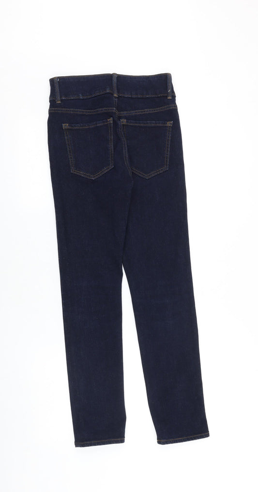 Womens UK Size 8 Marks and Spencer Regular Fit Skinny Blue Jeans