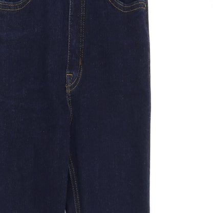 Womens UK Size 8 Marks and Spencer Regular Fit Skinny Blue Jeans