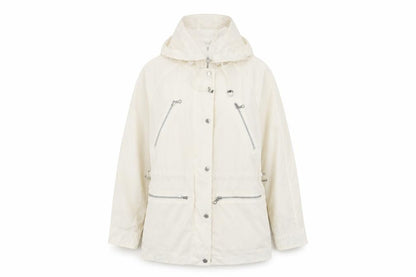 Marks & Spencer Womens Ivory Jacket Size 6 Zip