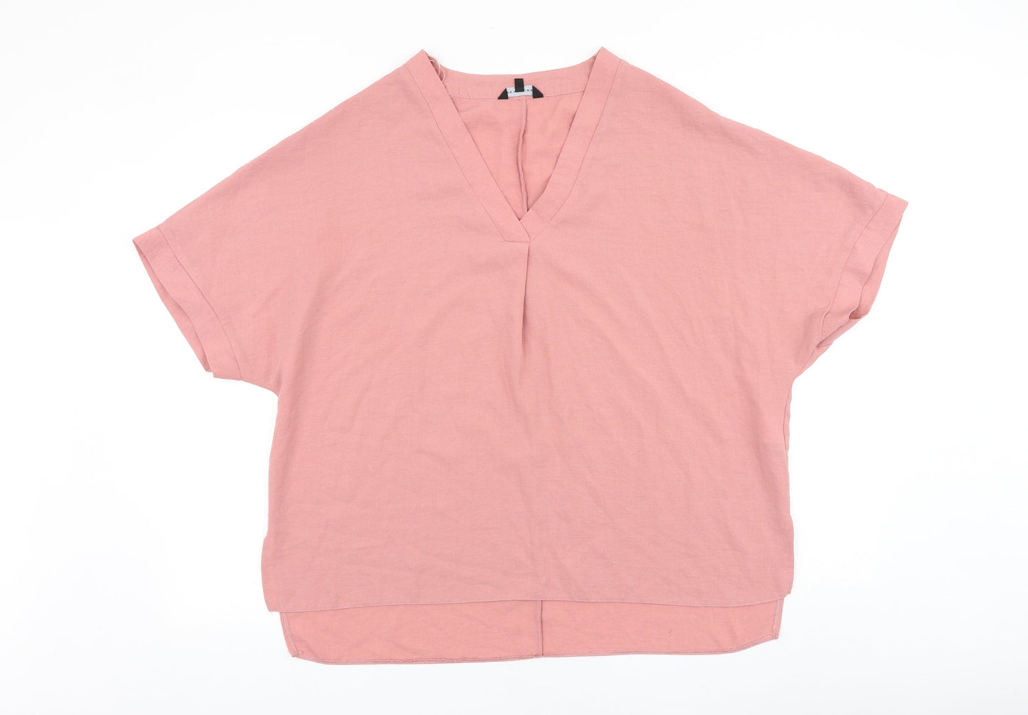 Womens UK Size 14 Peacocks Pink Basic Blouse