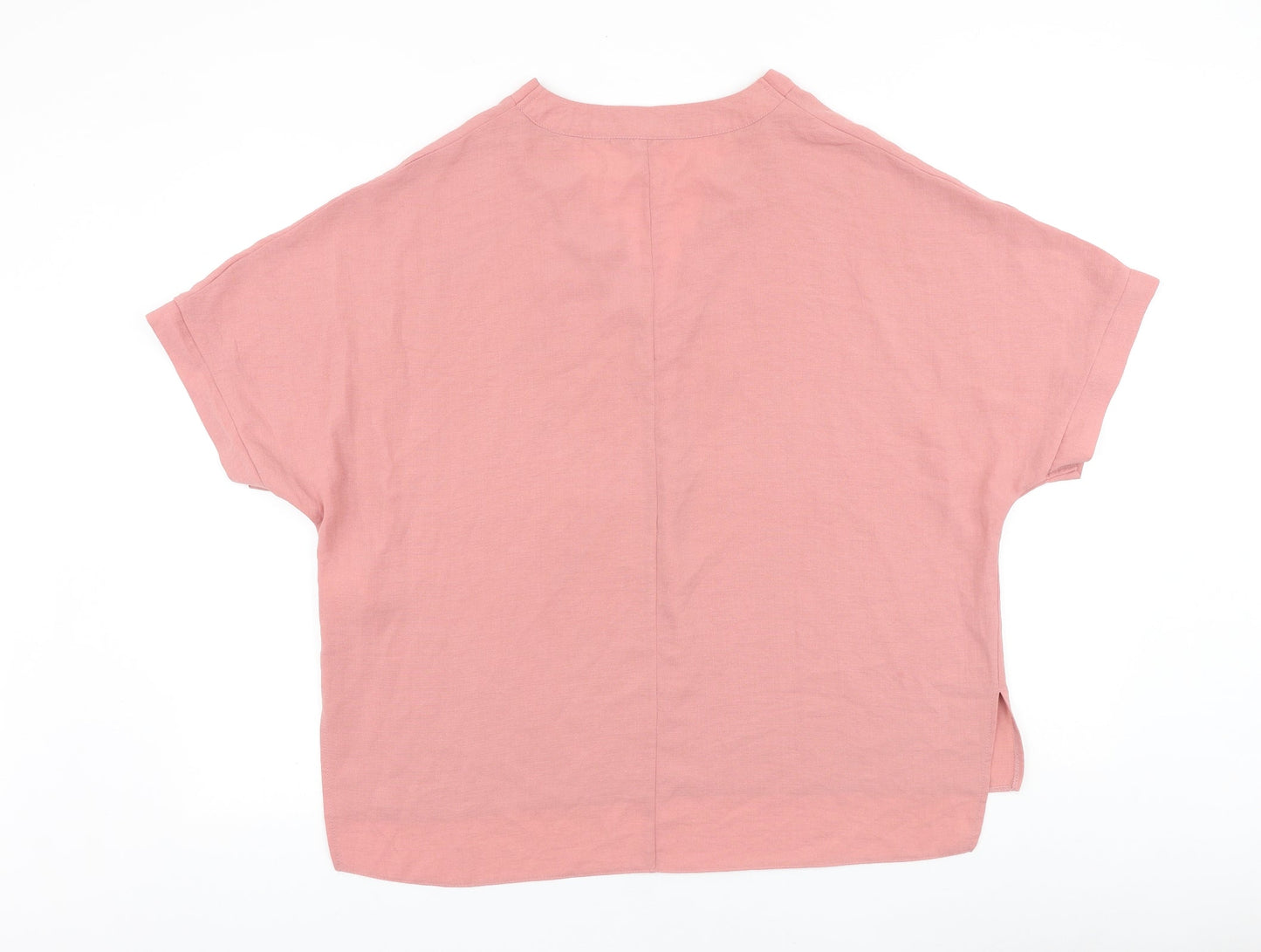 Womens UK Size 14 Peacocks Pink Basic Blouse