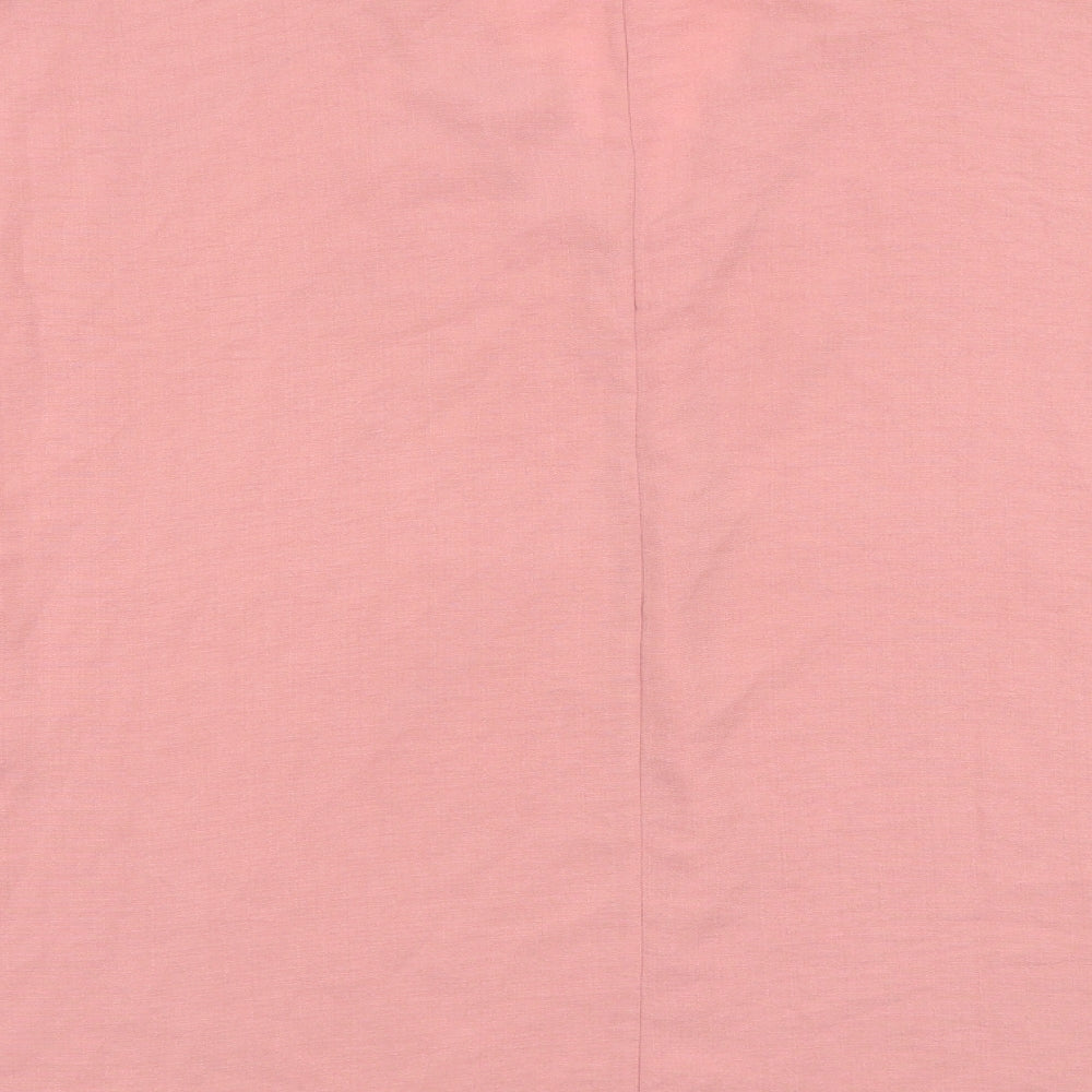 Womens UK Size 14 Peacocks Pink Basic Blouse