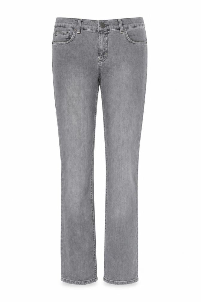 Womens UK Size 12 Oasis Regular Fit Straight Grey Jeans