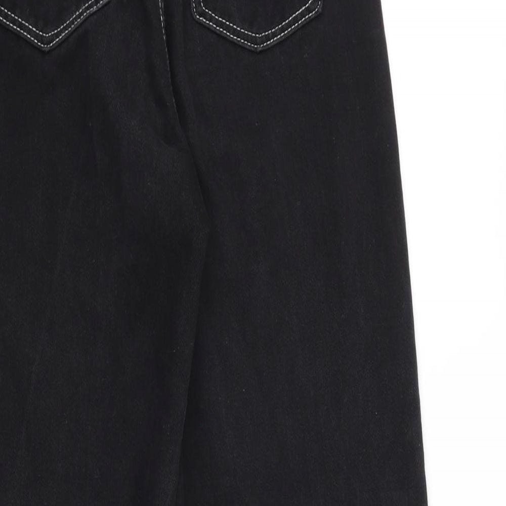 Womens UK Size 26 in Preworn Regular Fit Skinny Black Jeans
