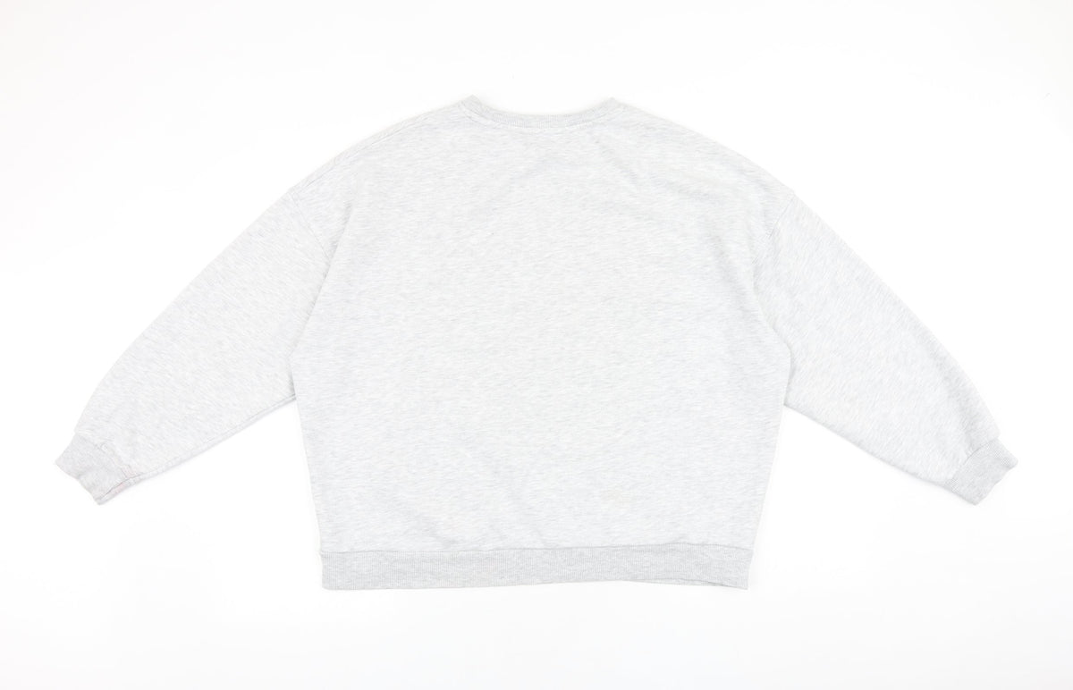 Primark Womens Grey Cotton Pullover Sweatshirt Size XS Pullover - Texas