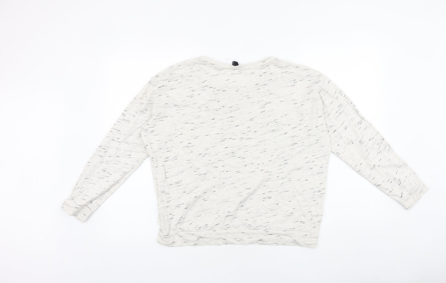 Mens UK Size M H&M Beige Pullover Sweatshirt