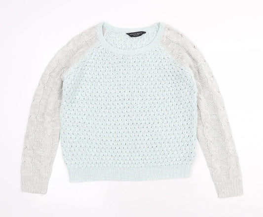Womens UK Size 14 Dorothy Perkins Green Pullover Jumper