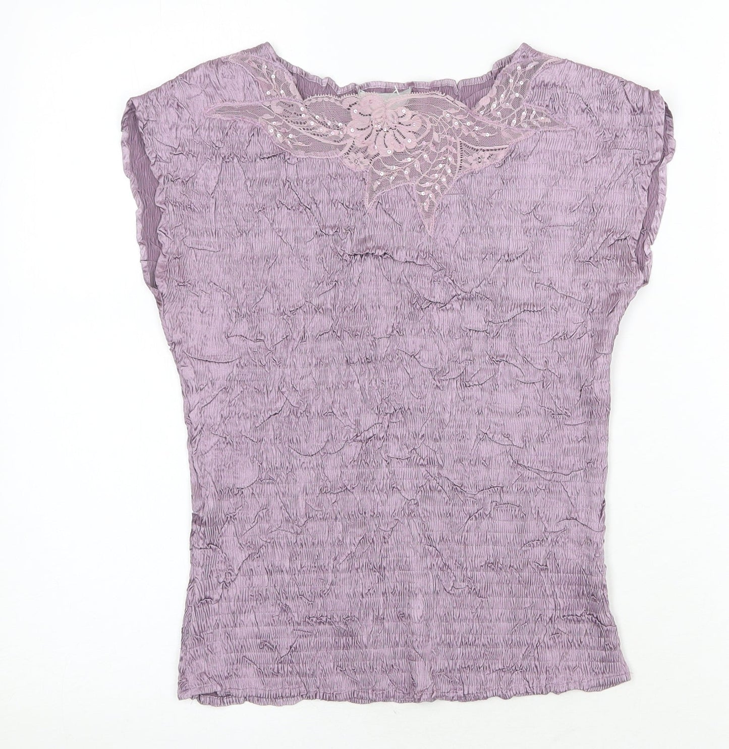 Womens UK Size M JFW Purple Basic Blouse