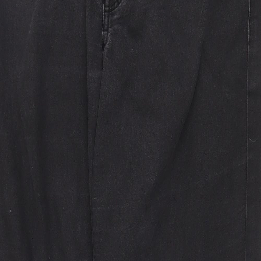 Womens UK Size 12 H&M Regular Fit Skinny Grey Jeans