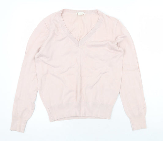 Womens UK Size XS H&M Pink Pullover Jumper