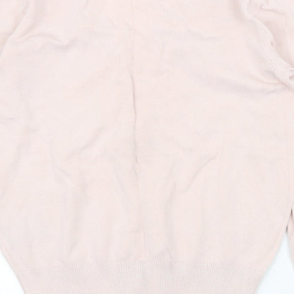 Womens UK Size XS H&M Pink Pullover Jumper