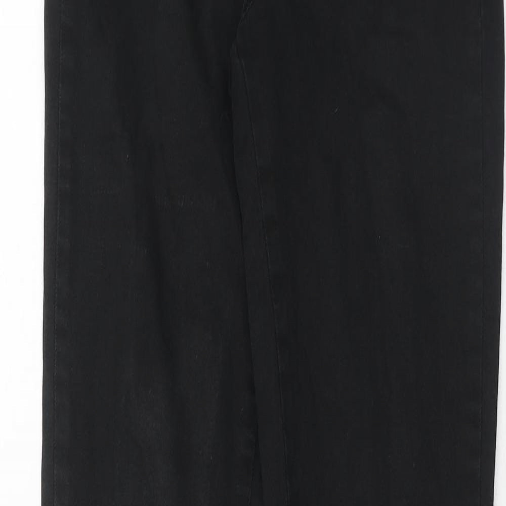 Womens UK Size S VILA Regular Fit Skinny Black Jeans