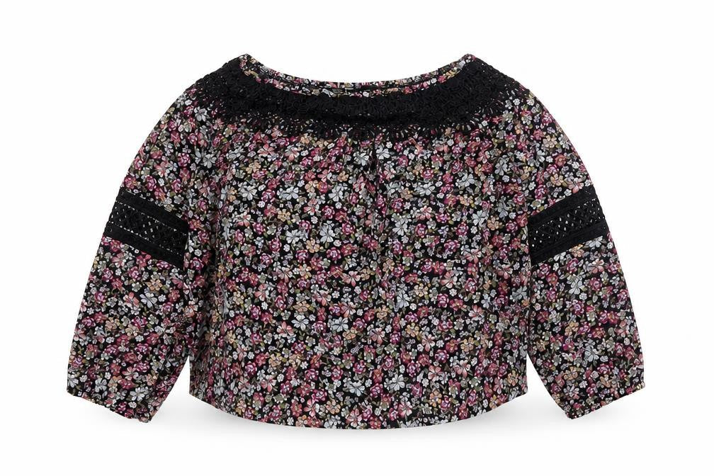 Womens UK Size 6 New Look Multicoloured Basic Blouse