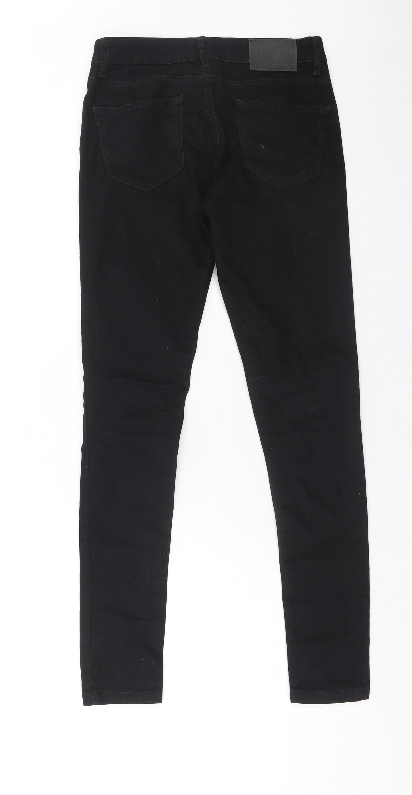 Brooklyn Supply Co Womens Black Cotton Skinny Jeans Size 10 L32 in Regular Zip