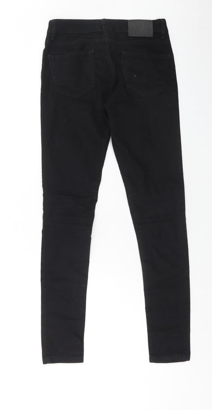 Brooklyn Supply Co Womens Black Cotton Skinny Jeans Size 10 L32 in Regular Zip