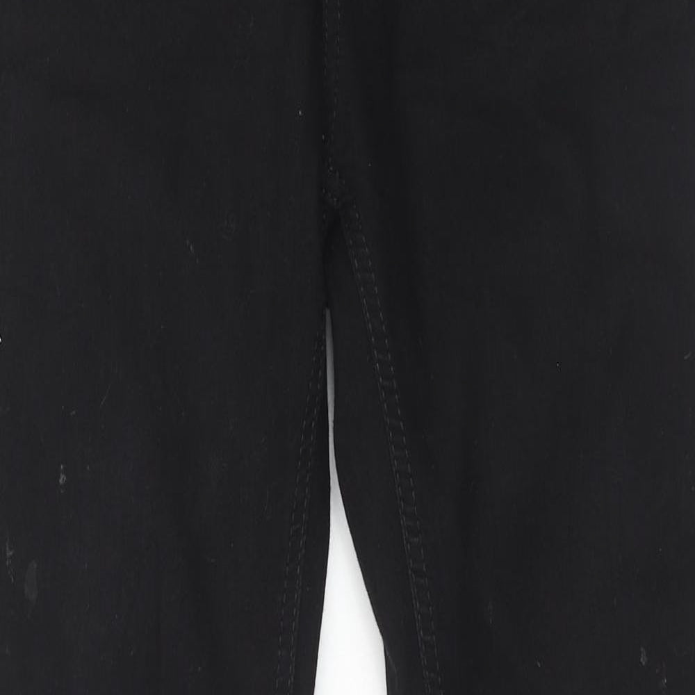 Brooklyn Supply Co Womens Black Cotton Skinny Jeans Size 10 L32 in Regular Zip