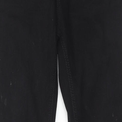 Brooklyn Supply Co Womens Black Cotton Skinny Jeans Size 10 L32 in Regular Zip