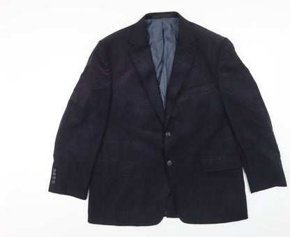 Mens UK Size 42 Marks and Spencer Regular Blue Suit Jacket