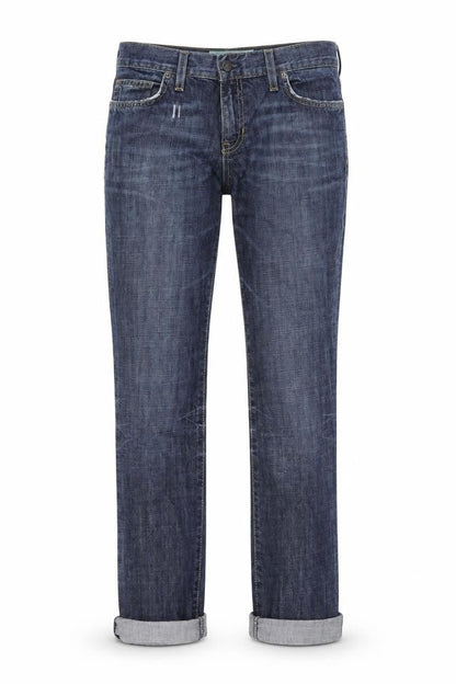 Womens UK Size 4 Gap Regular Fit Straight Blue Jeans