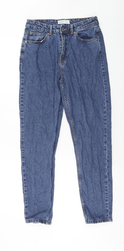 Denim & Co. Womens Blue Cotton Skinny Jeans Size 10 Regular Zip