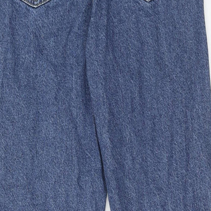Denim & Co. Womens Blue Cotton Skinny Jeans Size 10 Regular Zip