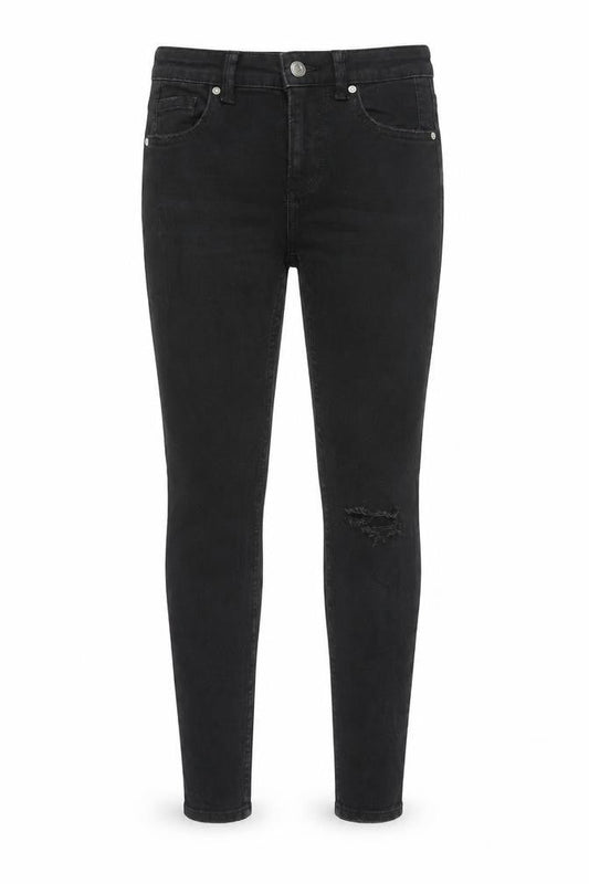 Womens UK Size 4XL Bershka Regular Fit Skinny Black Jeans