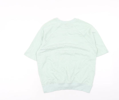 H&M Womens Green Cotton Pullover Sweatshirt Size XS Pullover - Peace of Mind Studio