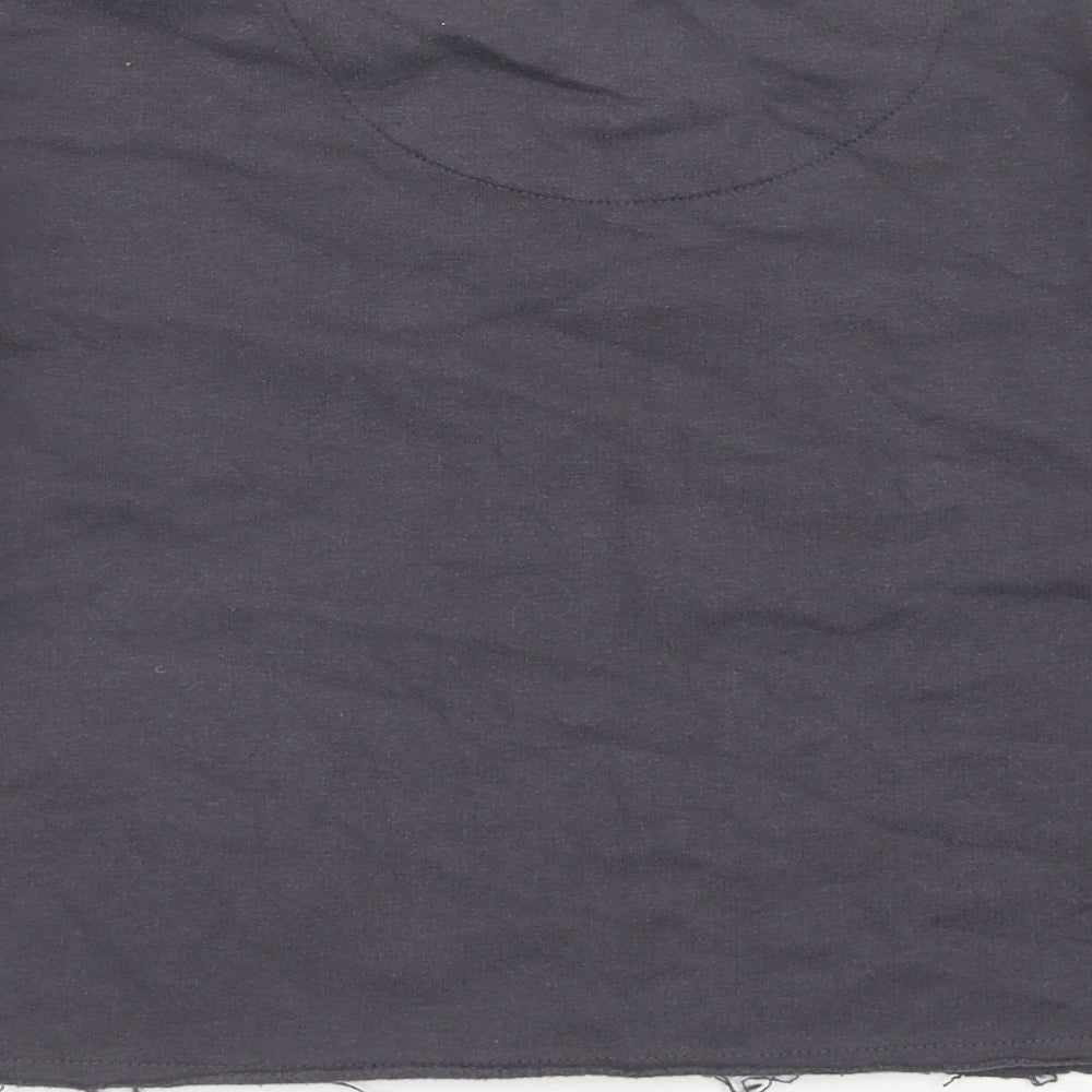 F&F Girls Grey Cotton Pullover Sweatshirt Size 7-8 Years Pullover