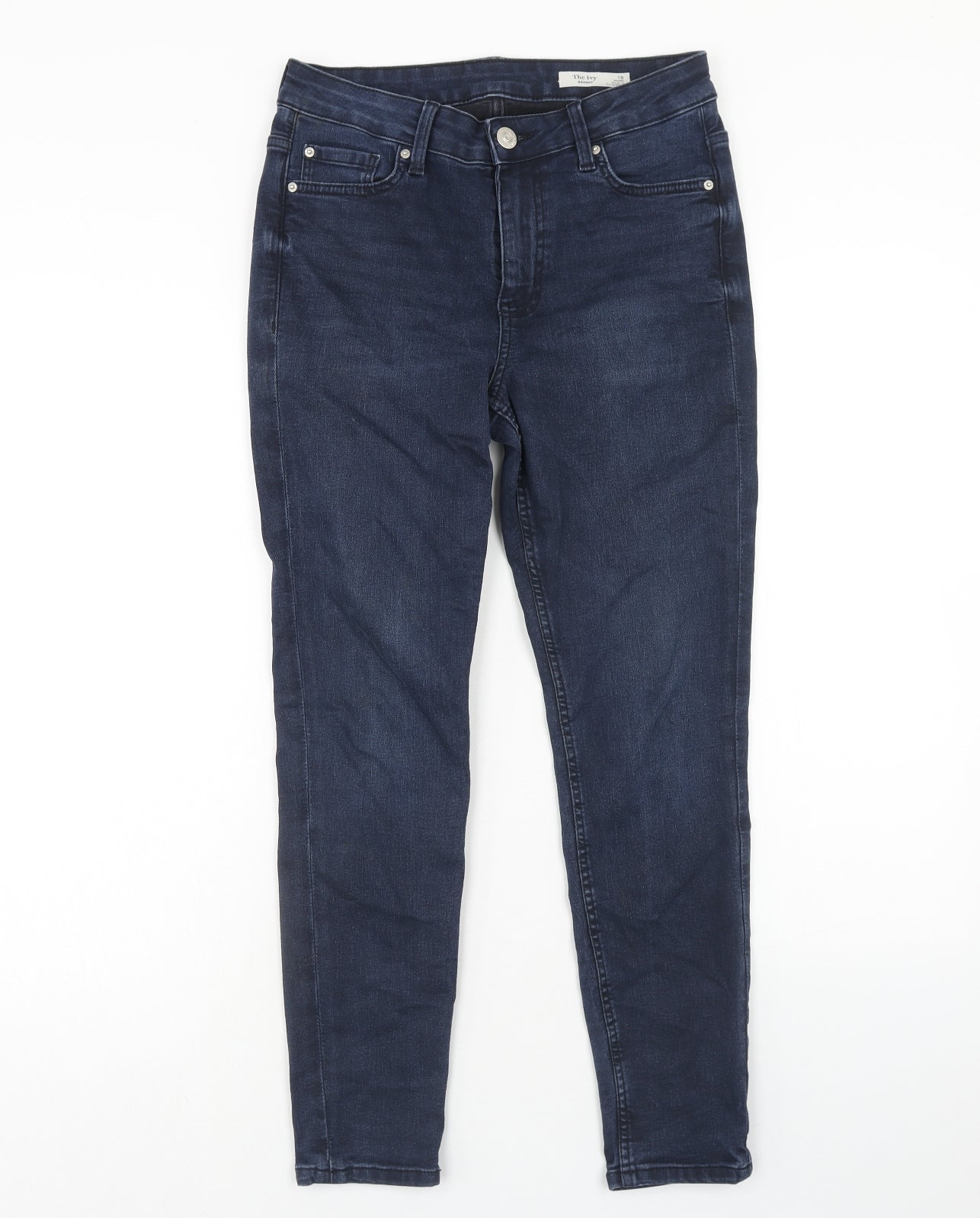 Womens UK Size 10 Marks and Spencer Regular Fit Skinny Blue Jeans