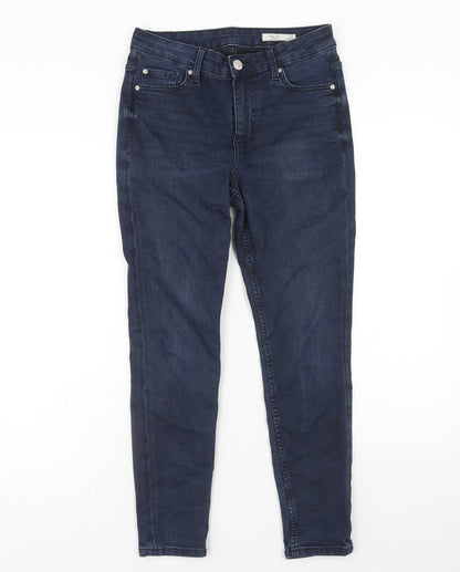 Womens UK Size 10 Marks and Spencer Regular Fit Skinny Blue Jeans