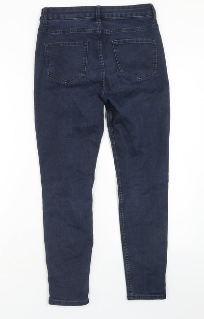 Womens UK Size 10 Marks and Spencer Regular Fit Skinny Blue Jeans